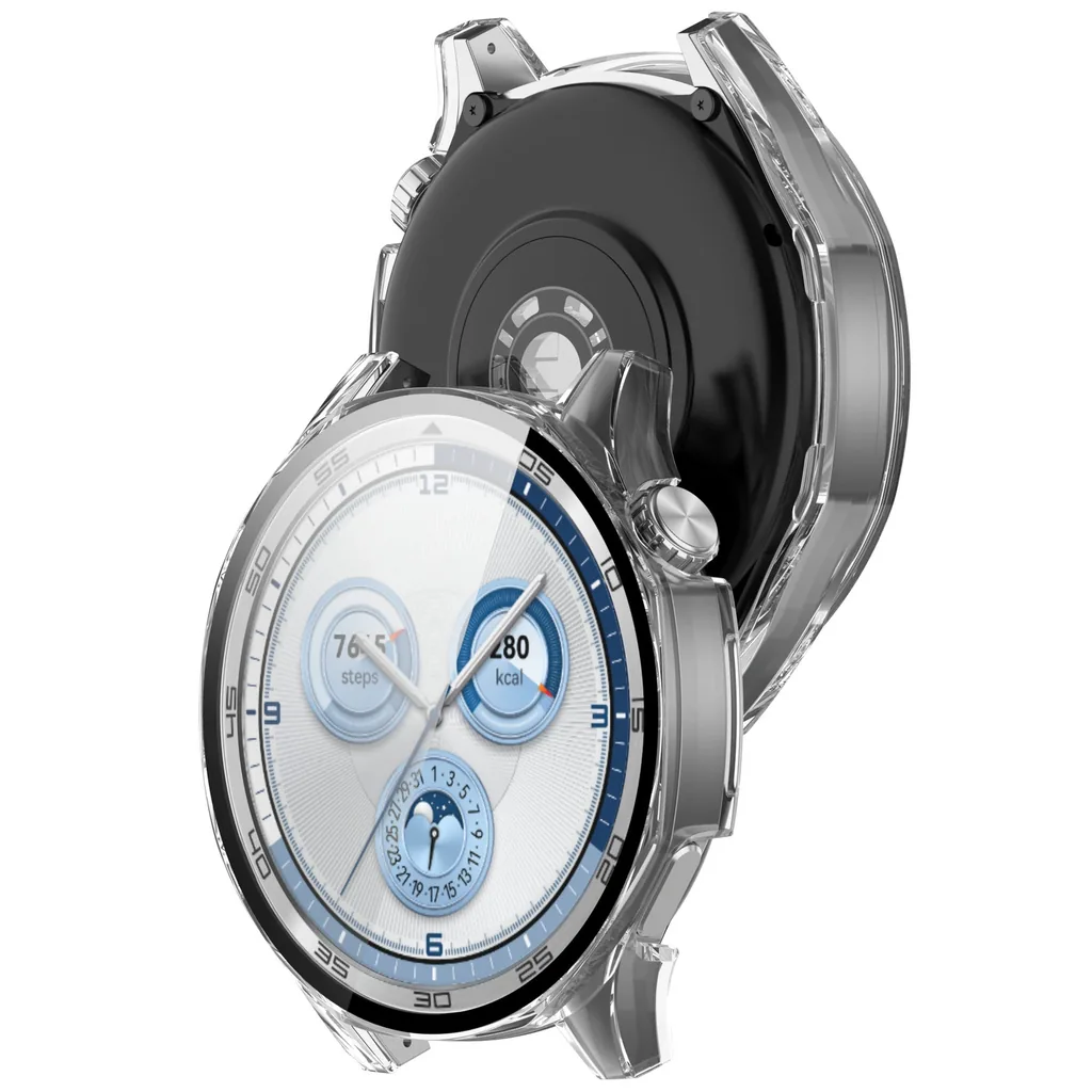 Kryt Bizon Case+Glass Watch Huawei Watch GT 5 46 mm clear