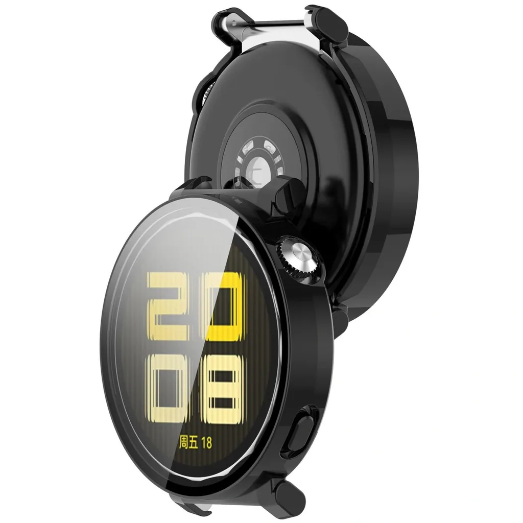 Kryt Bizon Case+Glass Watch Huawei Watch GT 5 Pro 42 mm black