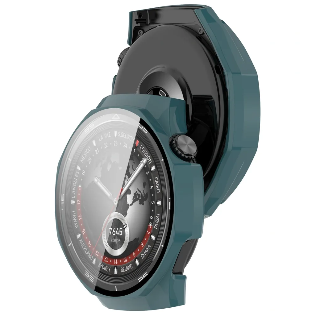 Kryt Bizon Case+Glass Watch Huawei Watch GT 5 Pro 46 mm green