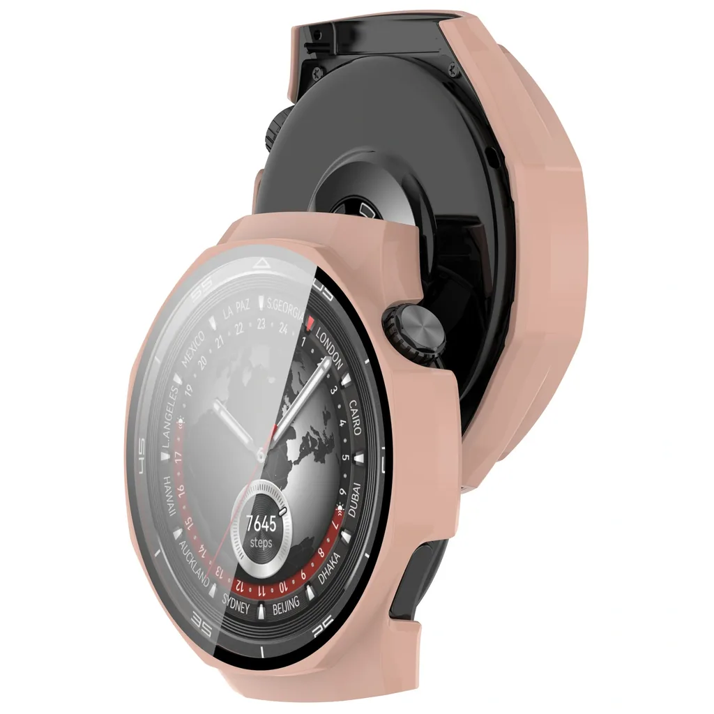Kryt Bizon Case+Glass Watch Huawei Watch GT 5 Pro 46 mm pink