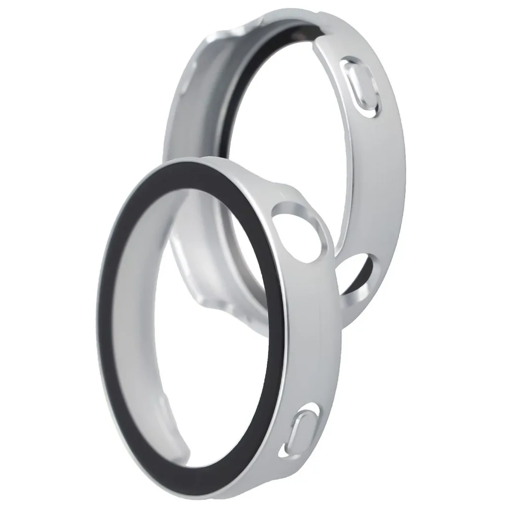 Kryt Bizon Case+Glass Watch Huawei Watch GT6 41mm satin silver