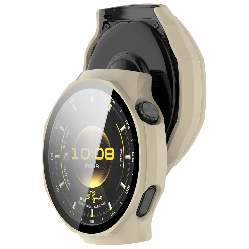 Kryt Bizon Case+Glass Watch Huawei Watch GT6 Pro 46mm beige