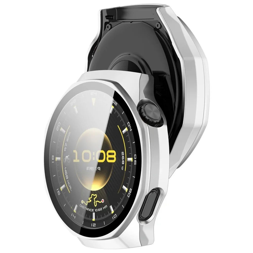 Kryt Bizon Case+Glass Watch Huawei Watch GT6 Pro 46mm matte silver