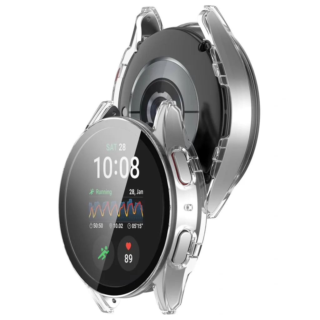 Kryt Bizon Case+Glass Watch Samsung Galaxy Watch 7 40 mm clear