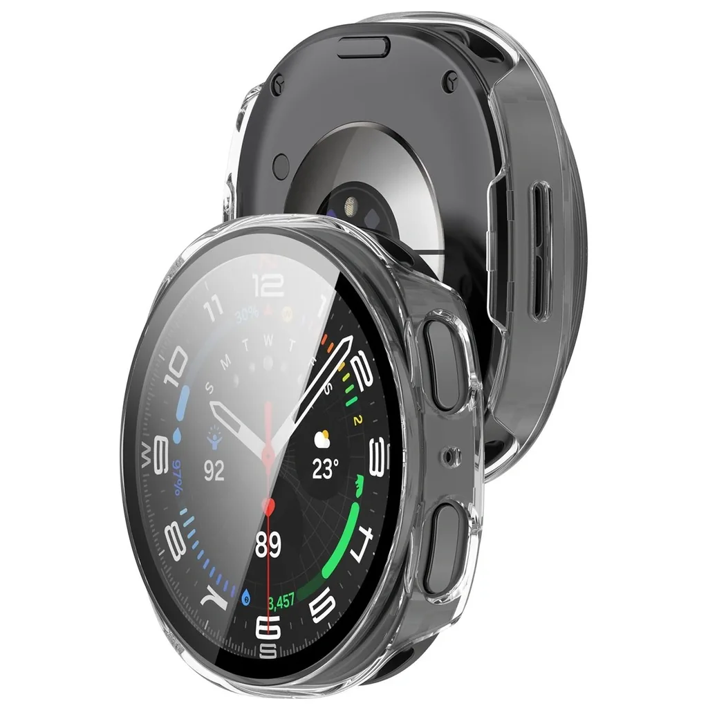 Kryt Bizon Case+Glass Watch Samsung Samsung Galaxy Watch 8 44mm clear