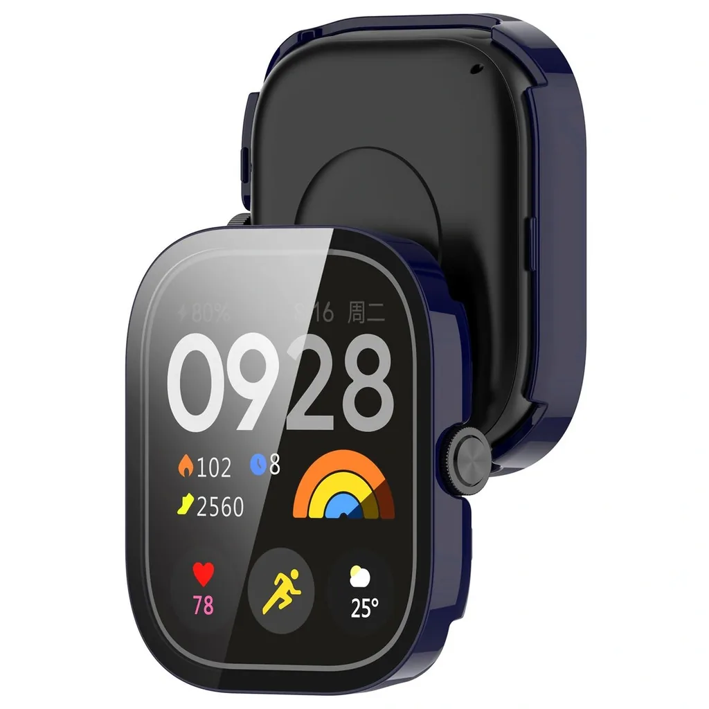 Kryt Bizon Case+Glass Watch Xiaomi Redmi Watch 5 blue