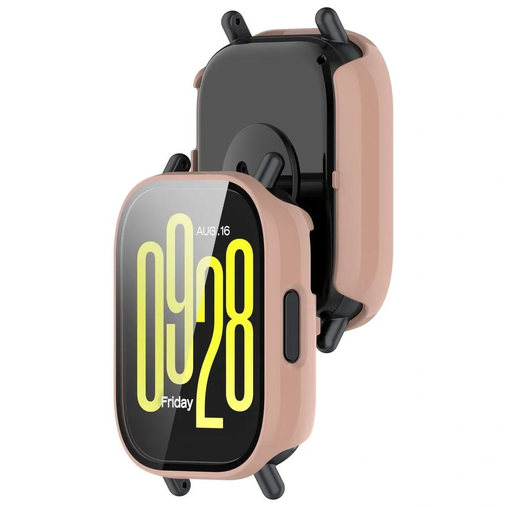 Kryt Bizon Case+Glass Watch Xiaomi Redmi Watch 5 Lite pink