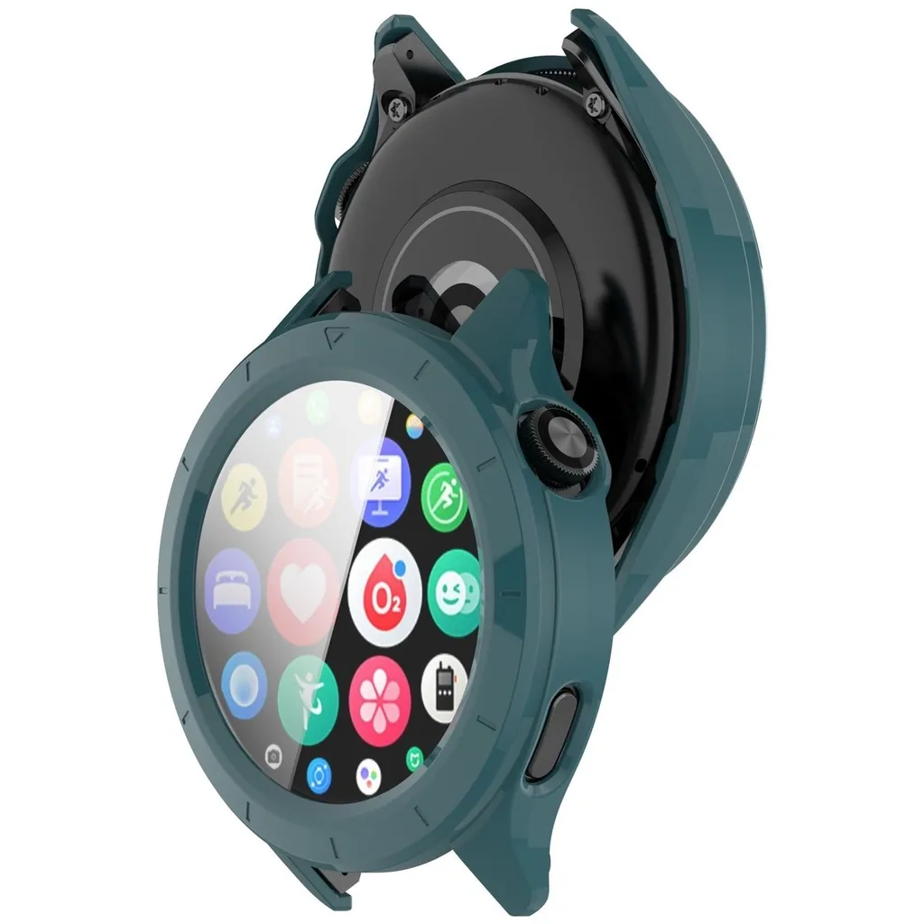 Kryt Bizon Case+Glass Watch Xiaomi Watch S4 green