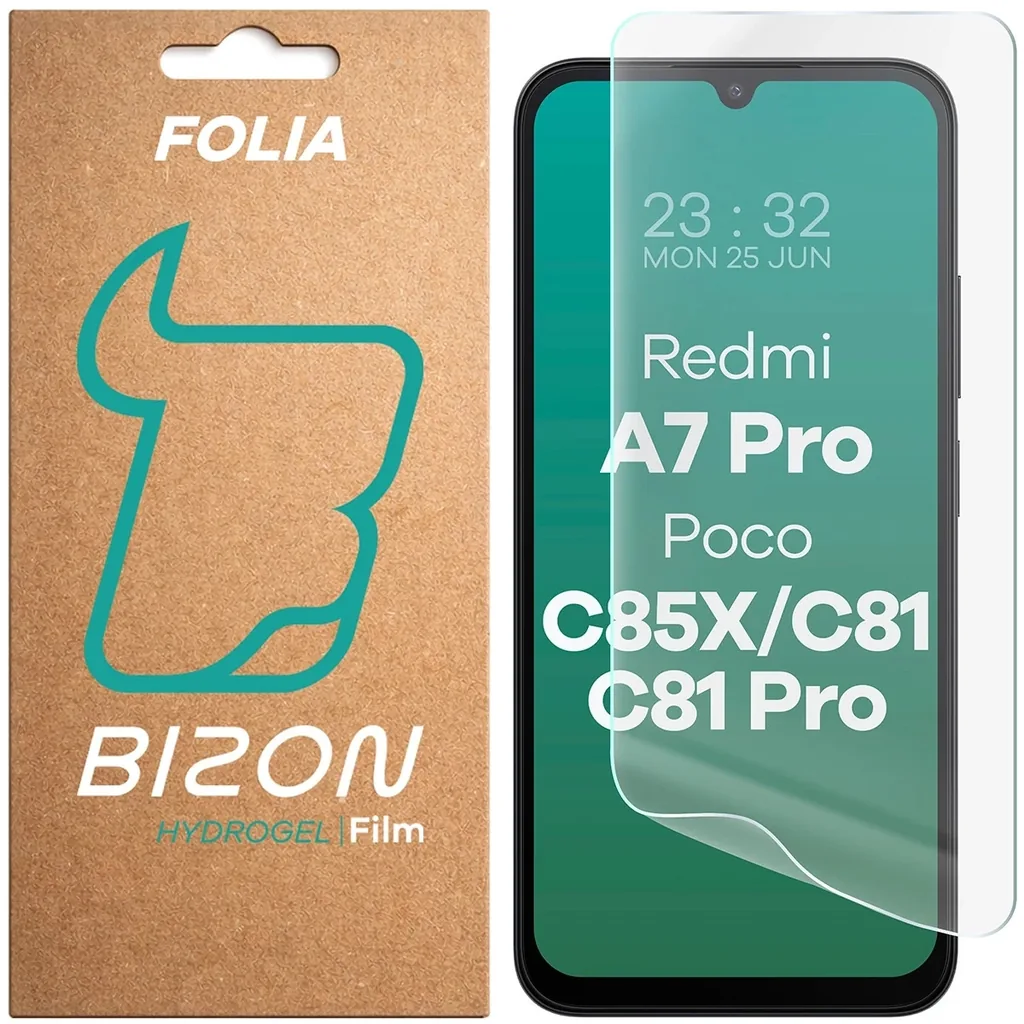 Kryt Bizon Film Hydrogel Front Xiaomi Redmi A7 Pro / POCO C85X / C81 / C81 Pro