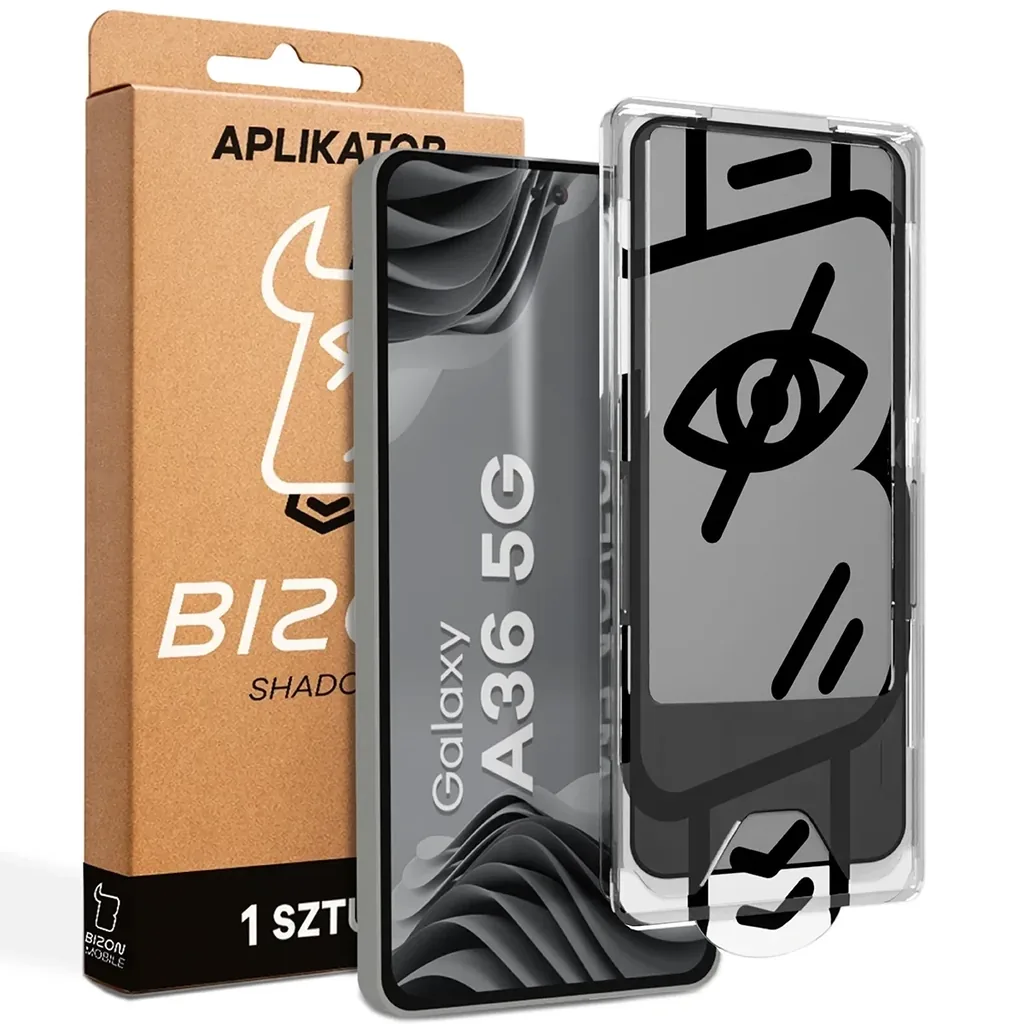 Ochranné sklo Bizon Glass Aplikator Shadow Samsung Galaxy A36 5G