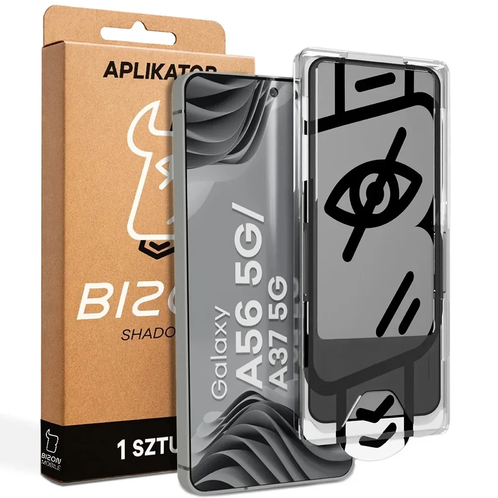 Ochranné sklo Bizon Glass Aplikator Shadow Samsung Galaxy A56 5G / A37 5G