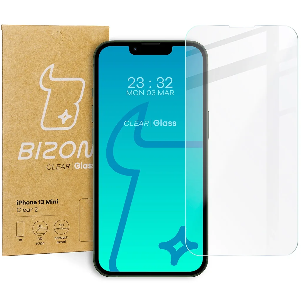 Ochranné sklo Bizon Glass Clear 2 Apple iPhone 13 Mini