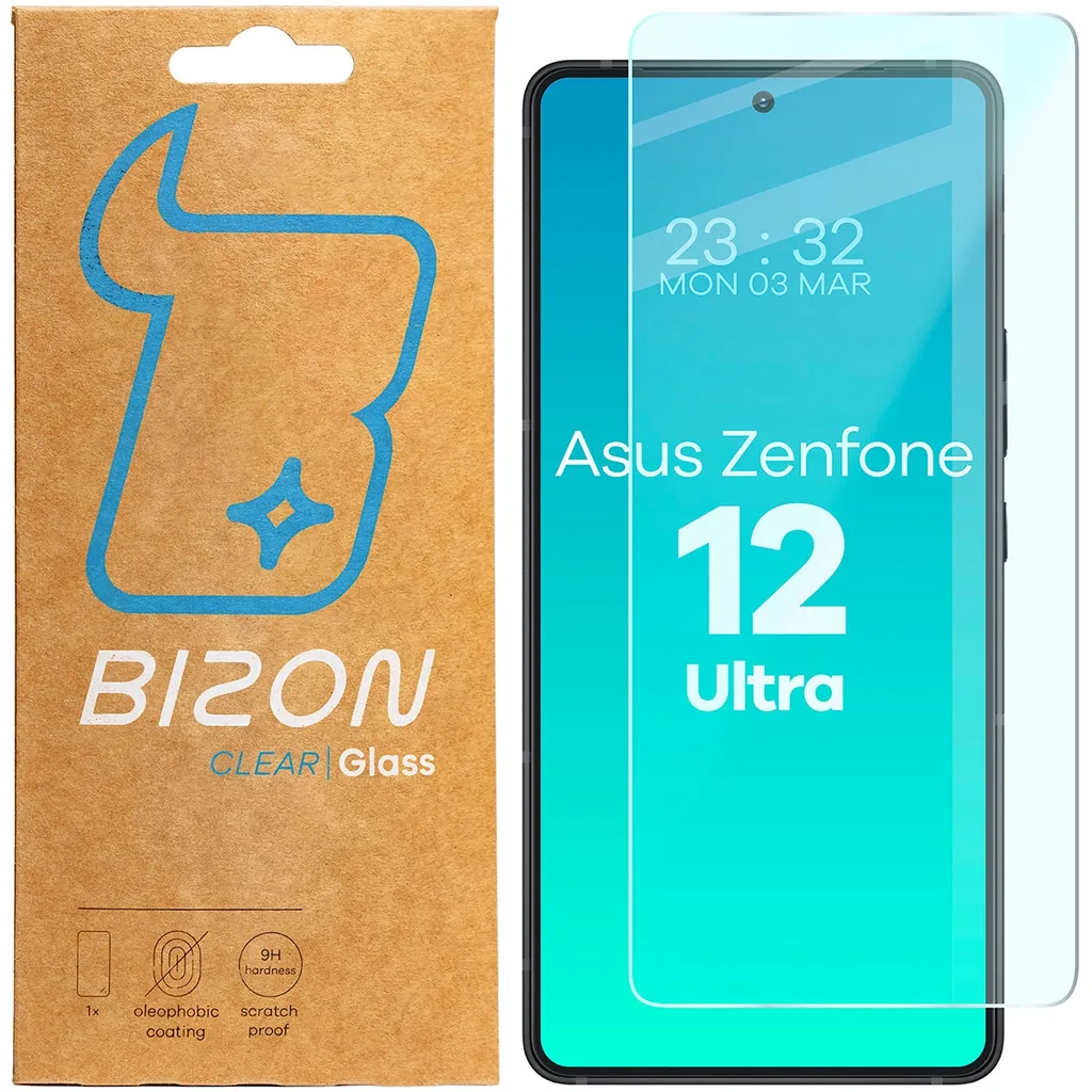 Ochranné sklo Bizon Glass Clear 2 Asus Zenfone 12 Ultra
