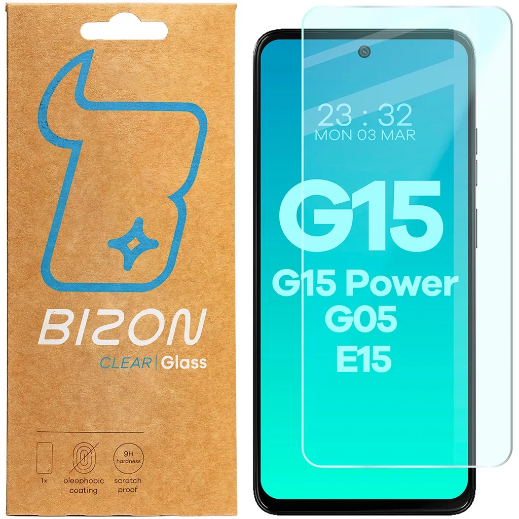 Ochranné sklo Bizon Glass Clear 2 Motorola Moto G15 / G15 Power / G05 / E15