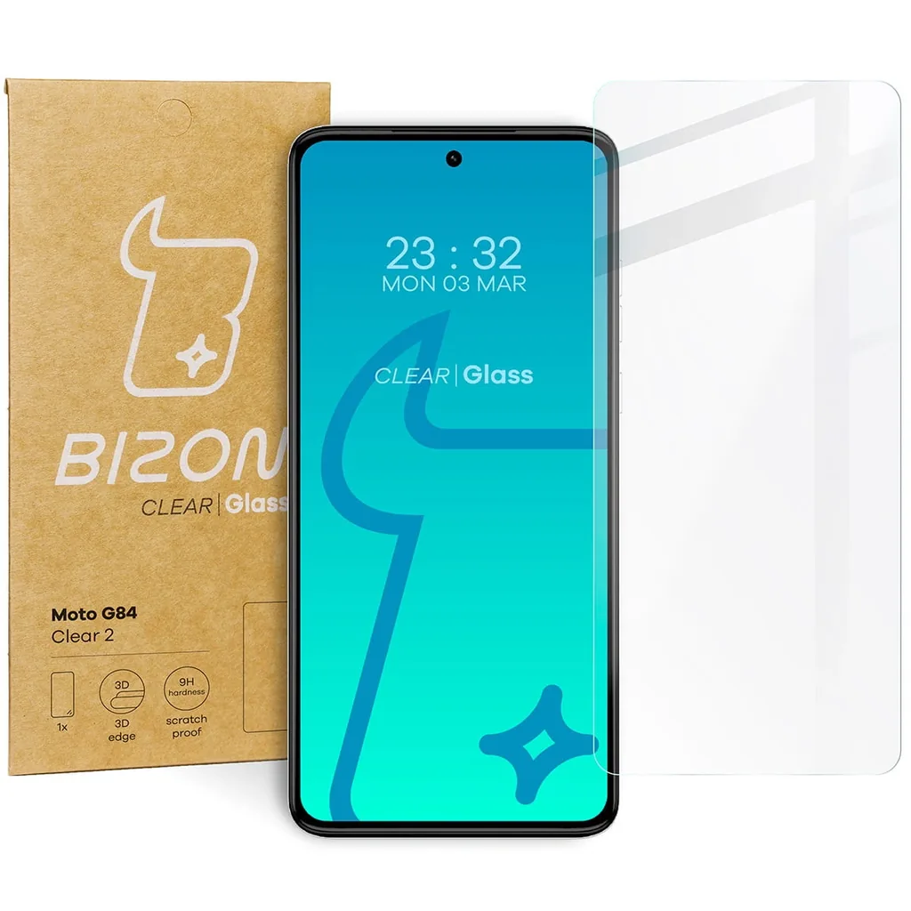 Ochranné sklo Bizon Glass Clear 2 Motorola Moto G84