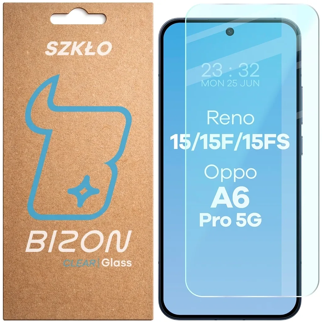 Ochranné sklo Bizon Glass Clear 2 Oppo Reno 15 / 15 F / 15 FS / A6 Pro 5G