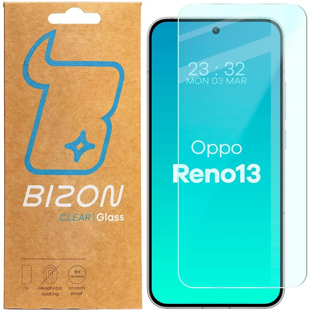 Ochranné sklo Bizon Glass Clear 2 Oppo Reno13