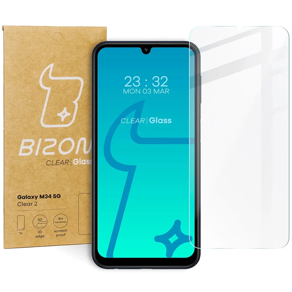 Ochranné sklo Bizon Glass Clear 2 Samsung Galaxy M34 5G