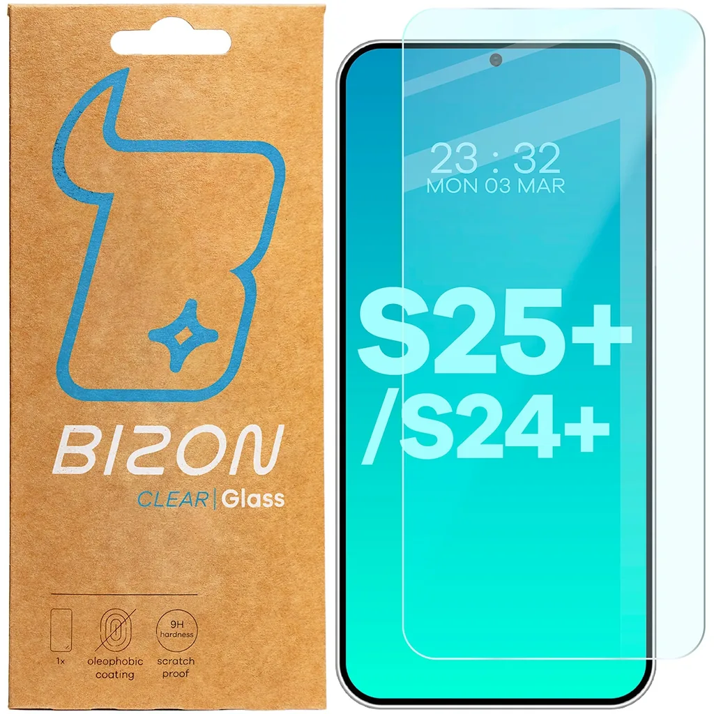 Ochranné sklo Bizon Glass Clear 2 Samsung Galaxy S25 Plus / S24 Plus