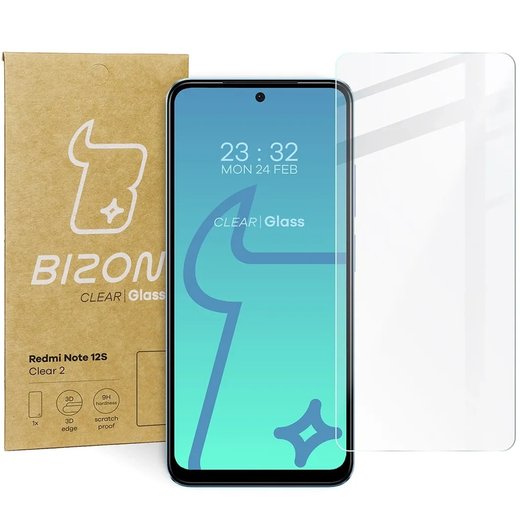 Ochranné sklo Bizon Glass Clear 2 Xiaomi Redmi Note 12S
