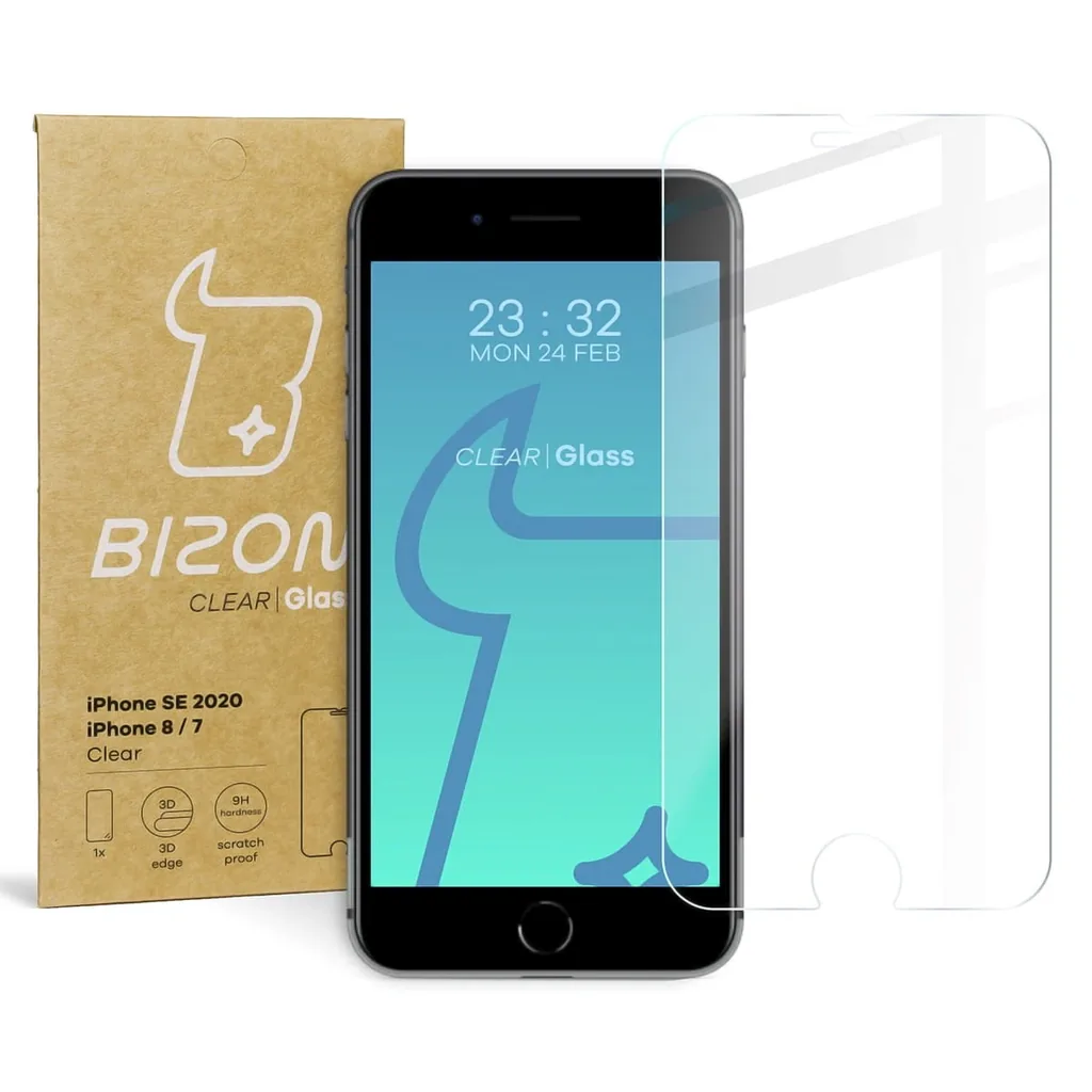 Ochranné sklo Bizon Glass Clear Apple iPhone SE 2022 / 2020 / 8 / 7