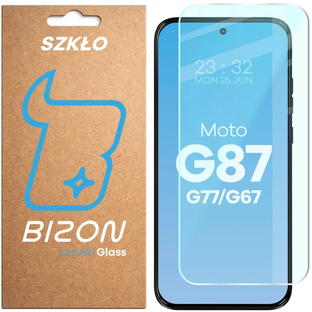 Ochranné sklo Bizon Glass Clear Motorola Moto G67 5G / G77 5G / G87 5G