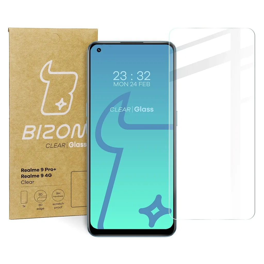 Ochranné sklo Bizon Glass Clear Realme 9 Pro+ / Realme 9 4G
