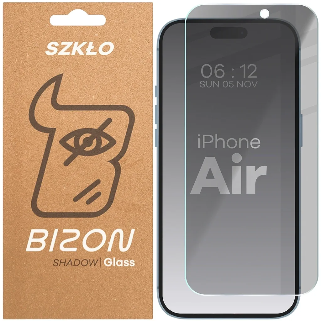Ochranné sklo Bizon Glass Clear Shadow Apple iPhone Air tinted