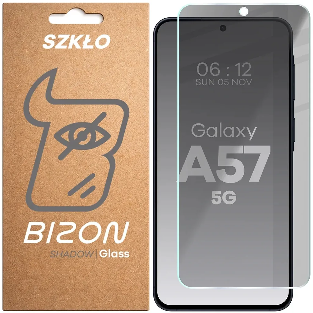 Ochranné sklo Bizon Glass Clear Shadow Galaxy A57 5G, tinted