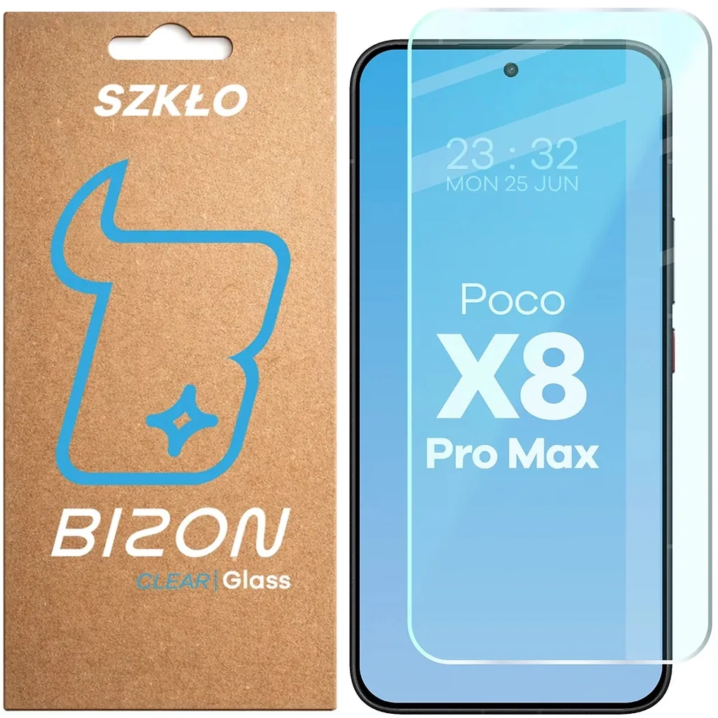 Ochranné sklo Bizon Glass Clear Xiaomi POCO X8 Pro Max
