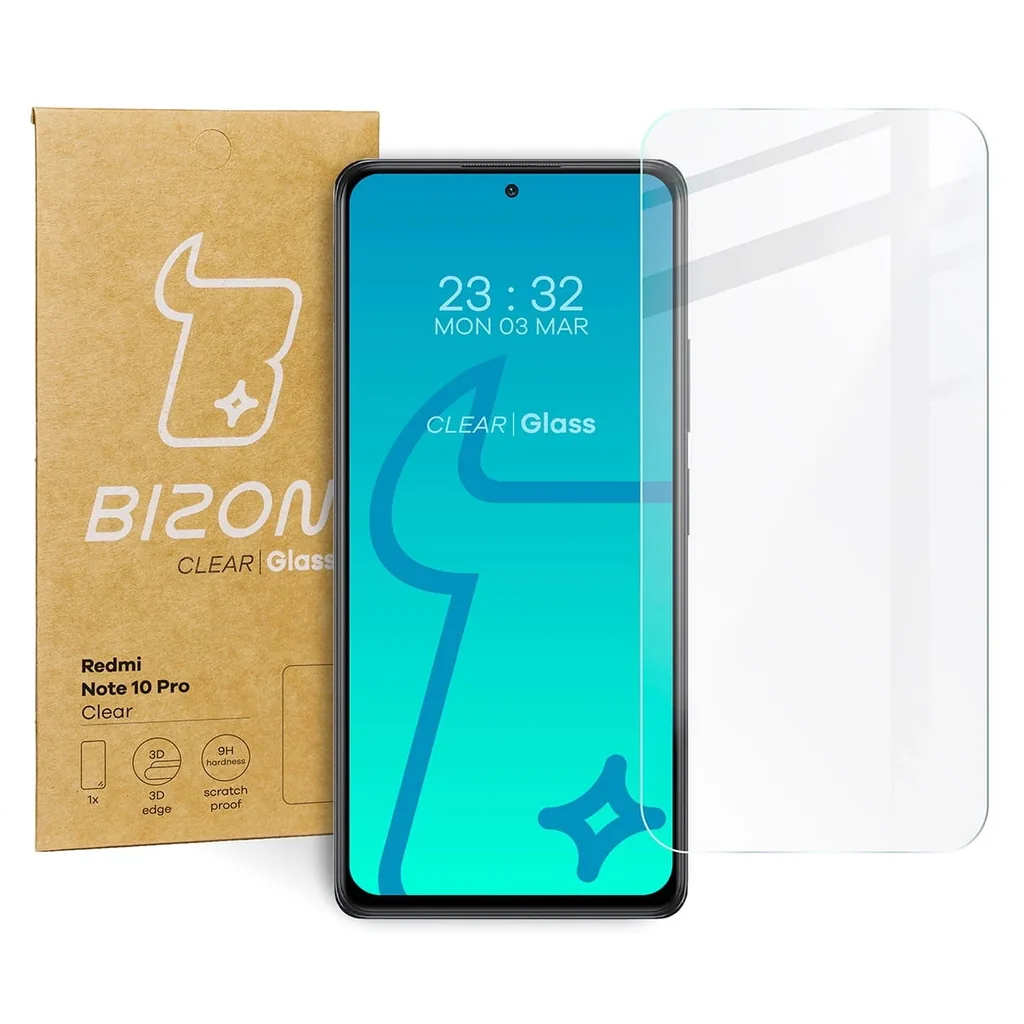 Ochranné sklo Bizon Glass Clear Xiaomi Redmi Note 10 Pro