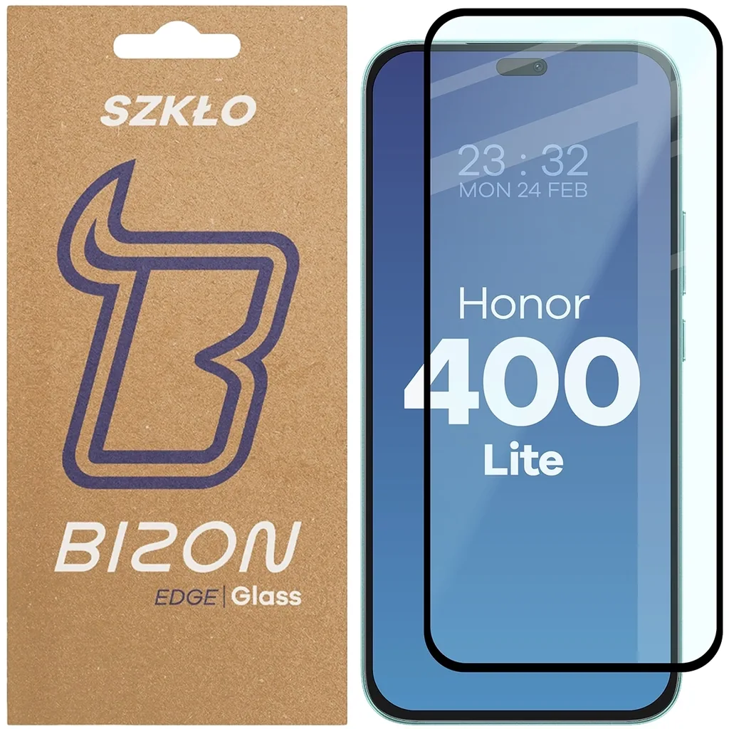 Ochranné sklo Bizon Glass Edge 2 Honor 400 Lite 5G black frame