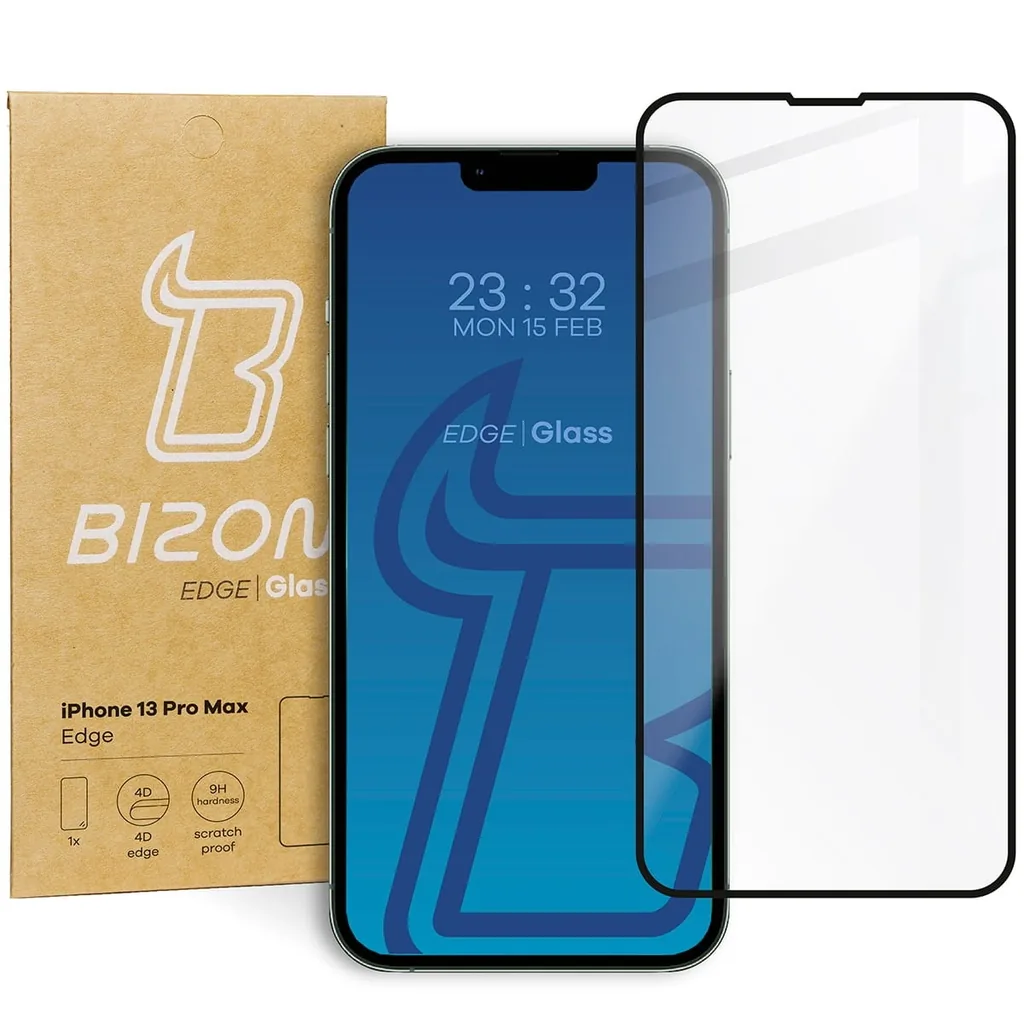 Ochranné sklo Bizon Glass Edge Apple iPhone 13 Pro Max black