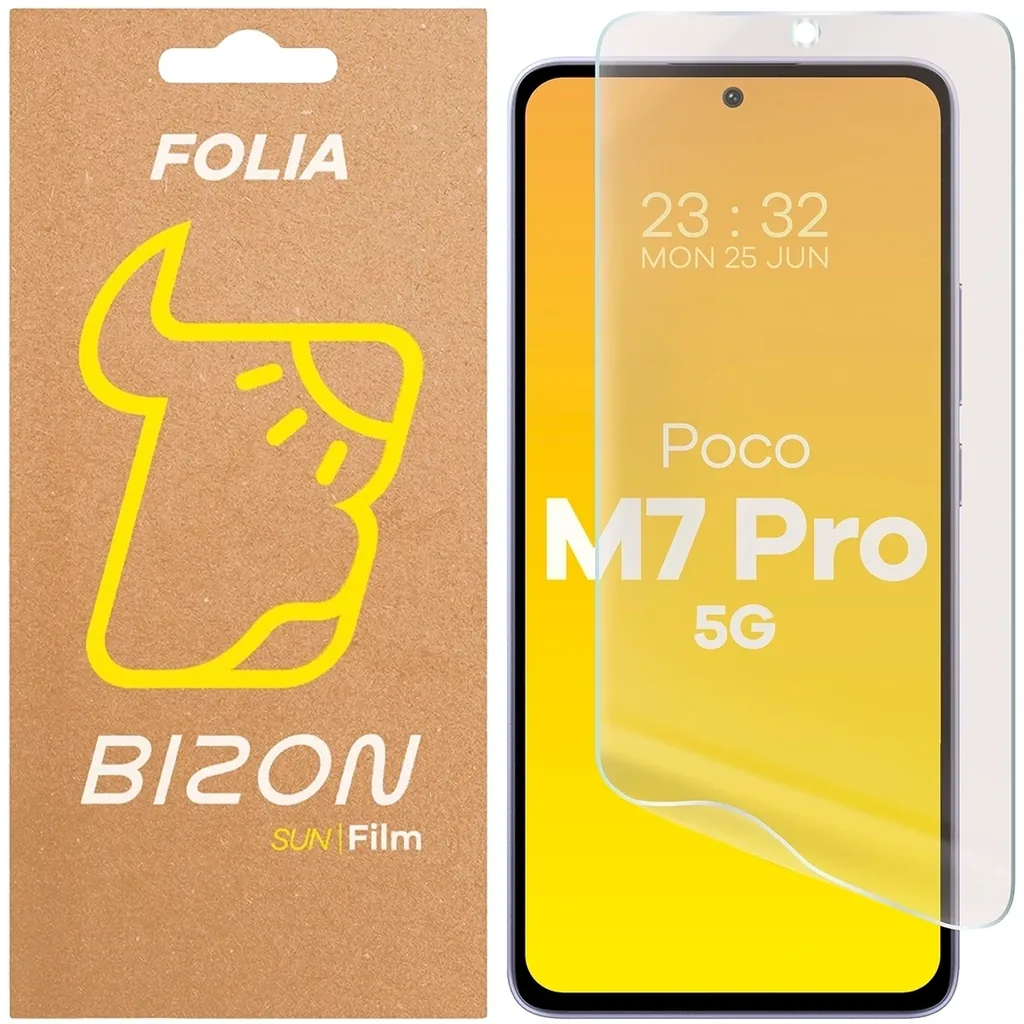 Ochranné sklo Bizon Glass Film Sun Xiaomi POCO M7 Pro 5G