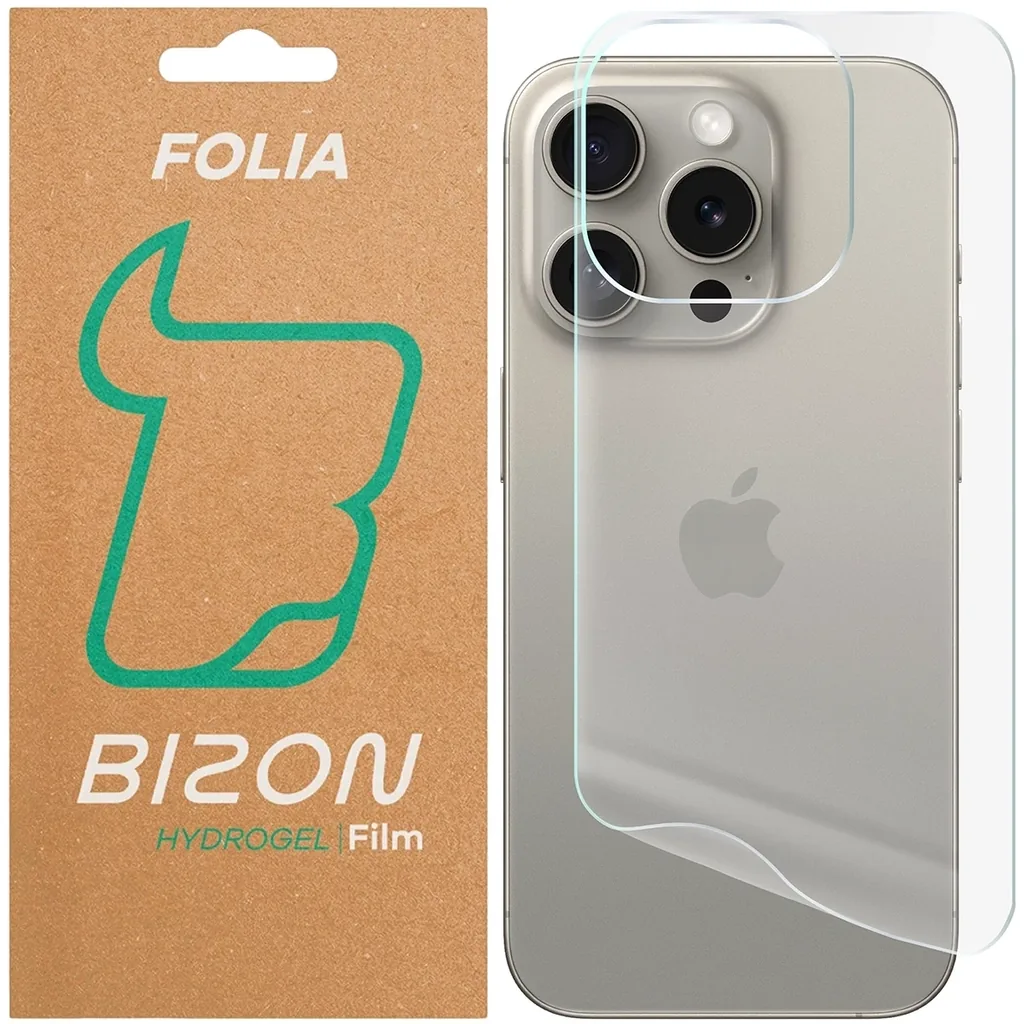 Ochranné sklo Bizon Glass Hydrogel Apple iPhone 15 Pro