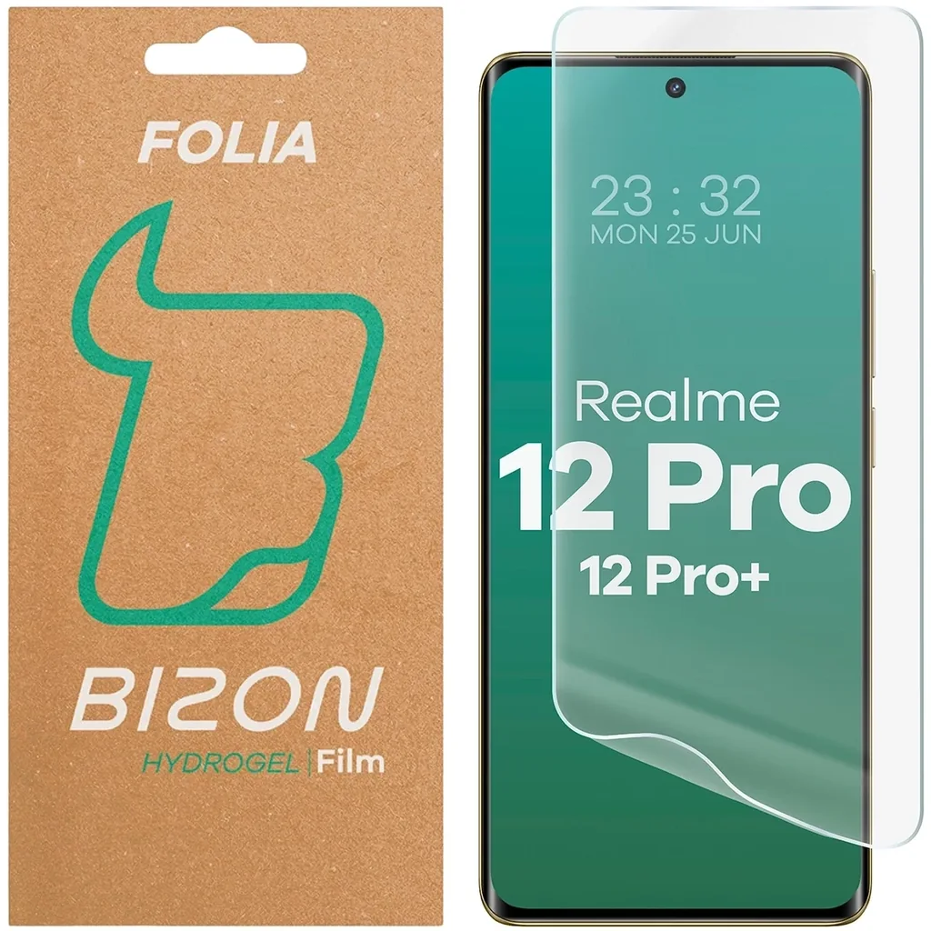Ochranné sklo Bizon Glass Hydrogel Front Realme 12 Pro / 12 Pro+ Plus