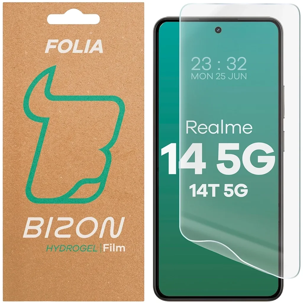 Ochranné sklo Bizon Glass Hydrogel Front Realme 14 5G / 14T 5G