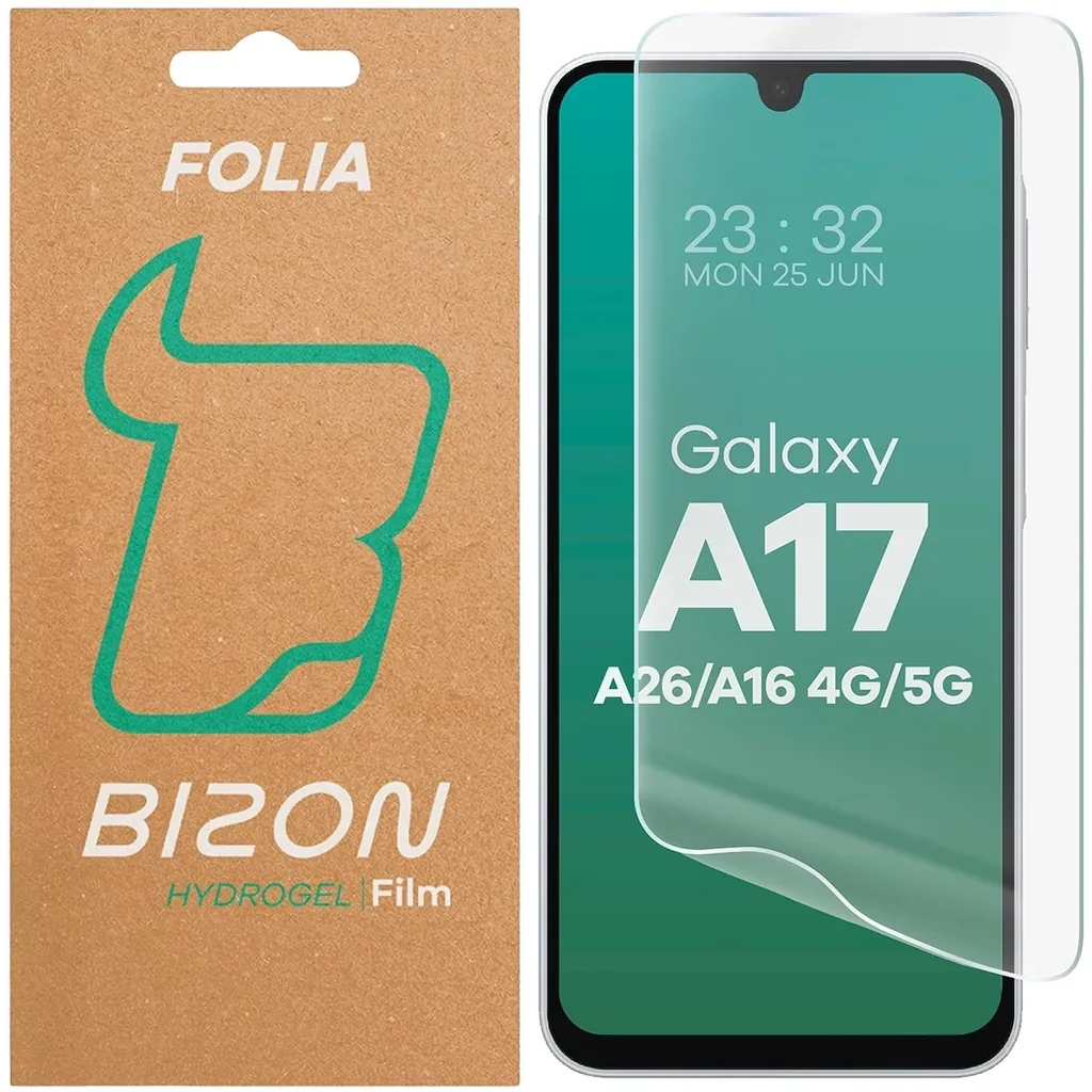 Ochranné sklo Bizon Glass Hydrogel Front Samsung Galaxy A16 4G / 5G / A17 5G / A26 5G