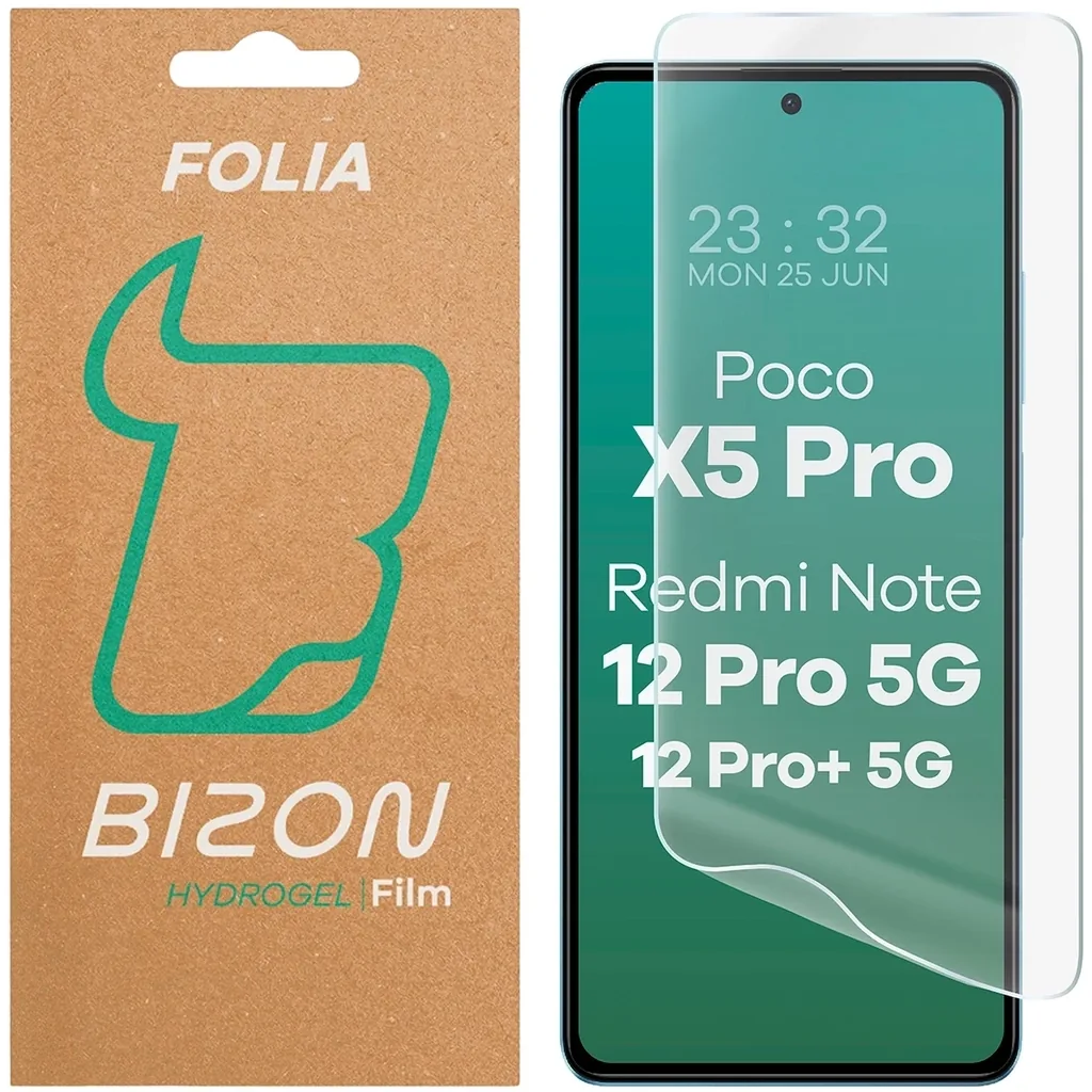 Ochranné sklo Bizon Glass Hydrogel Front Xiaomi POCO X5 Pro