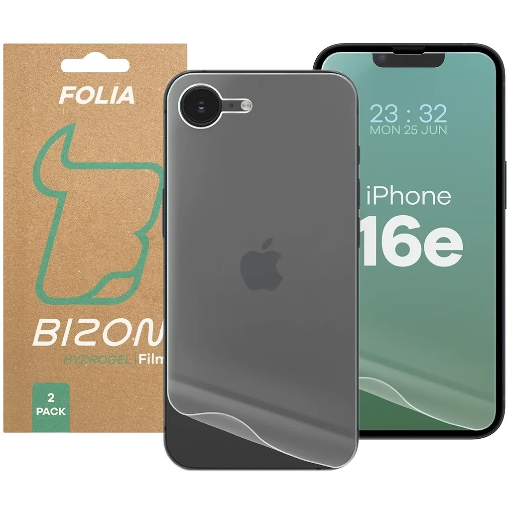 Ochranné sklo Bizon Glass Hydrogel Pack Apple iPhone 17e / 16e