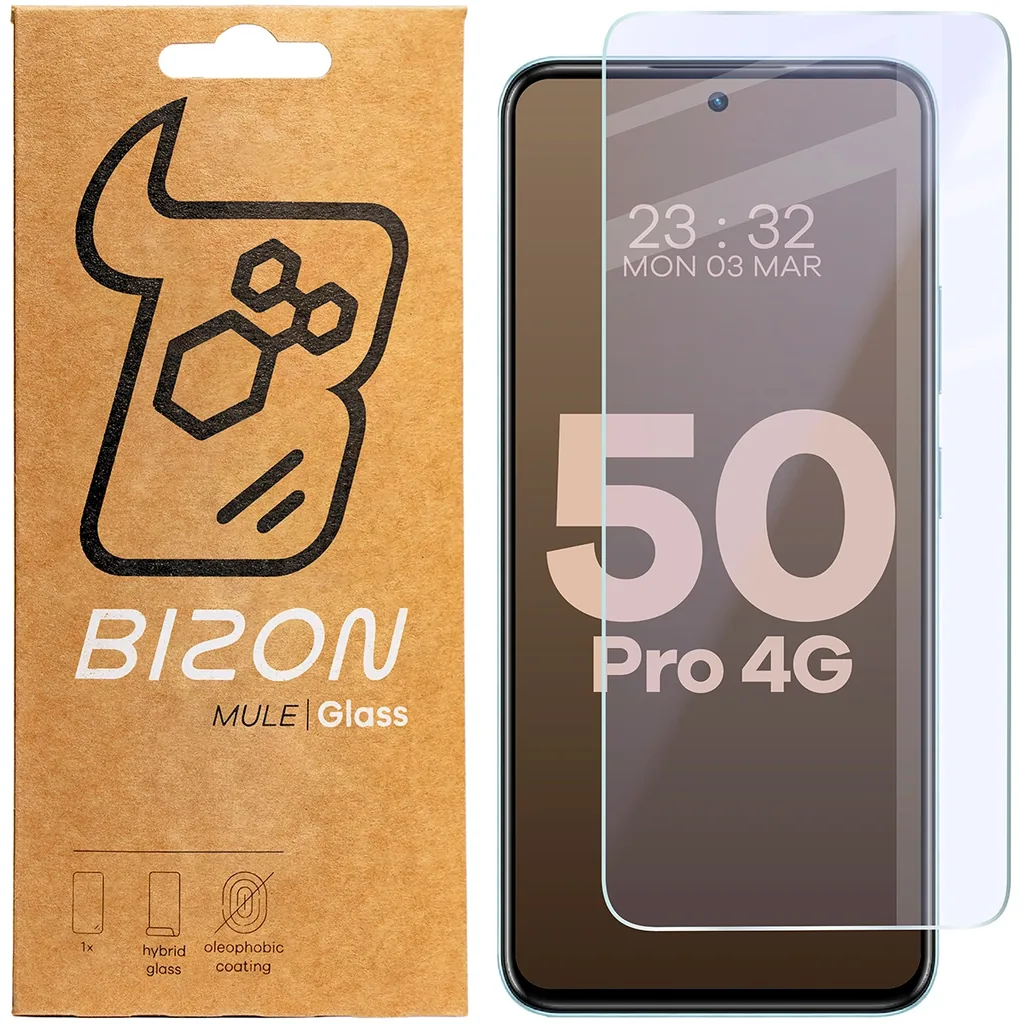 Ochranné sklo Bizon Glass Mule Flexible hybrid glass Infinix Hot 50 Pro 4G