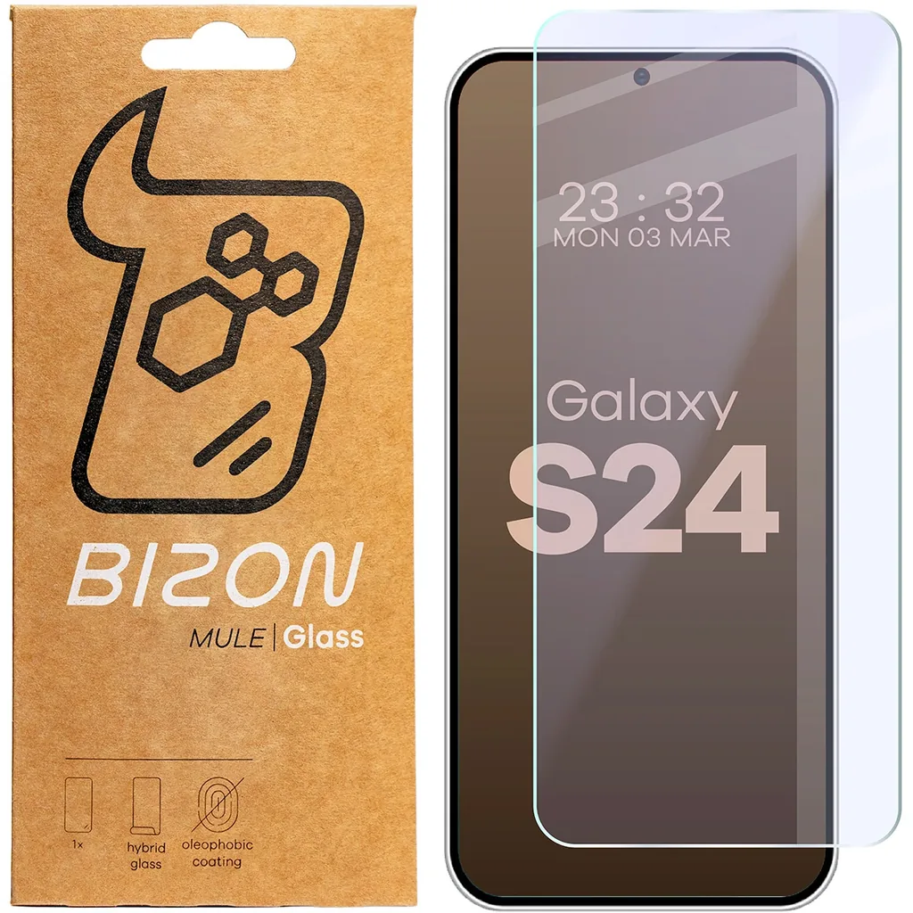 Ochranné sklo Bizon Glass Mule Flexible hybrid glass Samsung Galaxy S24 5G