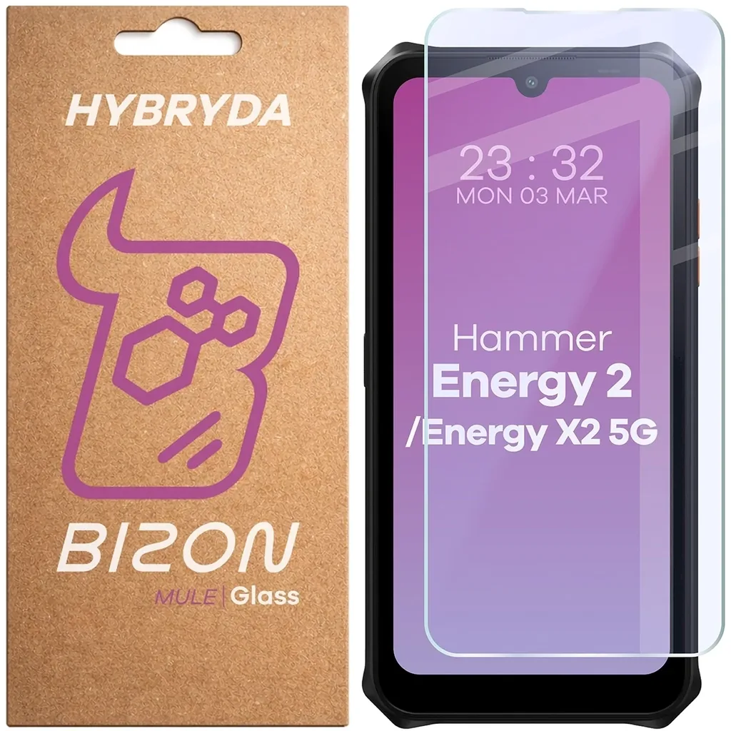 Ochranné sklo Bizon Glass Mule HAMMER Energy X2 5G / Energy 2