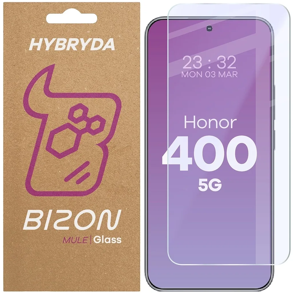 Ochranné sklo Bizon Glass Mule Honor 400 5G