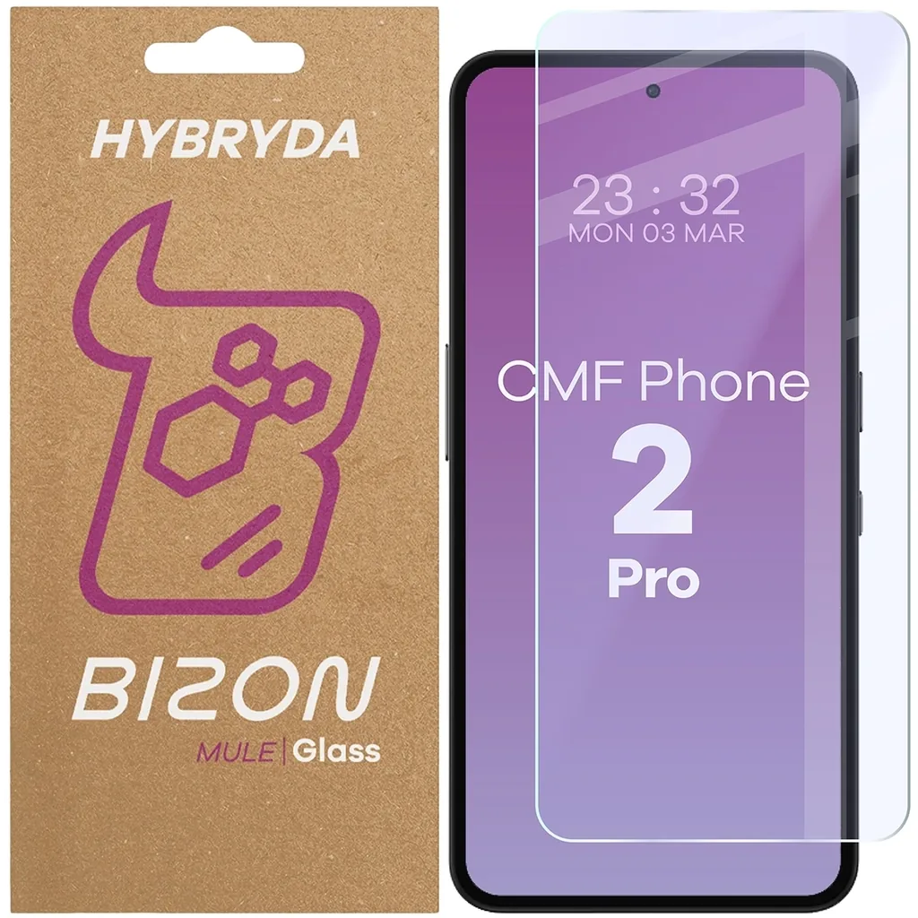 Ochranné sklo Bizon Glass Mule Nothing CMF Phone 2 Pro