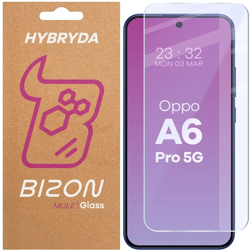 Ochranné sklo Bizon Glass Mule Oppo A6 Pro 5G