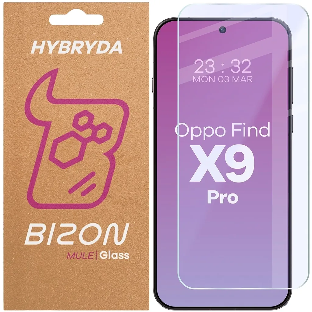 Ochranné sklo Bizon Glass Mule Oppo Find X9 Pro