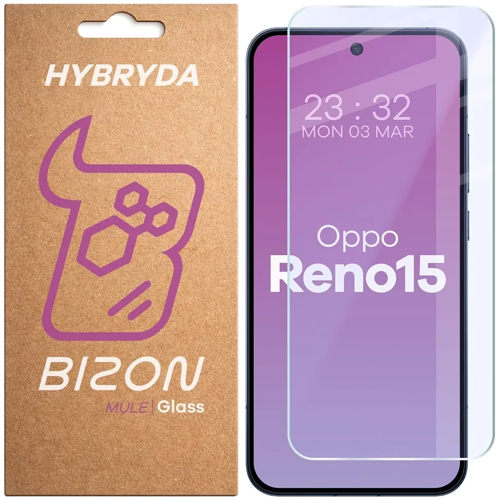 Ochranné sklo Bizon Glass Mule Oppo Reno 15