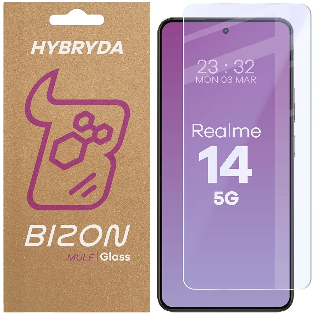 Ochranné sklo Bizon Glass Mule Realme 14 5G