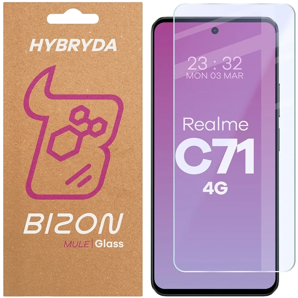 Ochranné sklo Bizon Glass Mule Realme C71 4G